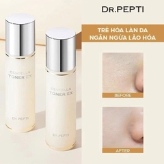 Nước Hoa Hồng Dr.Pepti EX Toner Dr.Pepti Centella Toner Làm Dịu Da Siêu Căng Bóng Hàn Quốc Peptide 180ml dr pepti