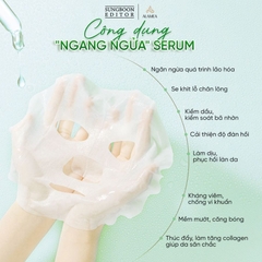 Mặt nạ kiềm dầu , cấp ẩm Sungboon Editor Green Tomato Pore Solution Ampoule Mask cà chua xanh 18ml