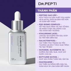 Tinh chất Dr. Pepti Exo Biome Ampoule 50ml – Serum dưỡng trắng, chống lão hóa & căng bóng da