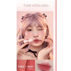 Son môi COLORKEY Lip Mud Mousse Lip Stick màu nhung mờ xinh xắn 2g - son kem bùn color key lâu trôi