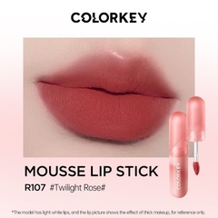 Son môi COLORKEY Lip Mud Mousse Lip Stick màu nhung mờ xinh xắn 2g - son kem bùn color key lâu trôi