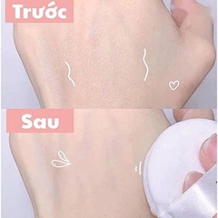 Phấn phủ bột Geo Sempre Happy & Please Powder - phấn bột kiềm dầu , mỏng mịn Hàn Quốc chính hãng 25g