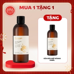 Sữa rửa mặt Gel bí đao Cocoon giúp da giảm dầu mụn Winter Melon Cleanser 140ml - 310ml mua 1 tặng 1