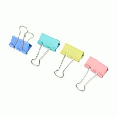 Kẹp Bướm, Kẹp Giấy Màu 19mm (40 chiếc)