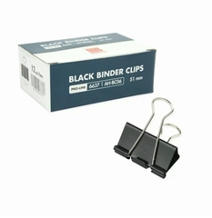 Kẹp giấy đen 51mm E516