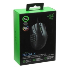 Chuột chơi game Razer Naga X (USB/RGB) Độ phân giải 18000 DPI. Tuổi thọ switch 70 triệu lần nhấp chính hãng Vanphongstar