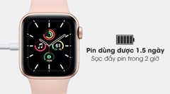 Apple Watch SE 40mm (GPS) Viền Nhôm - Dây Cao Su | Chính Hãng VN/A