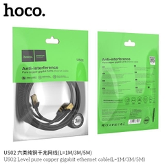 Cáp Mạng Lan Hoco US02 Dây 3m Cho Máy Tính Laptop Chính Hãng [BH 1 NĂM]