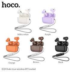 Tai nghe bluetooth V5.3 Hoco EQ9 kiểu dáng airpods Pro, Doc sạc vân sần chính hãng [BH: 1 NĂM]