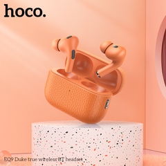 Tai nghe bluetooth V5.3 Hoco EQ9 kiểu dáng airpods Pro, Doc sạc vân sần chính hãng [BH: 1 NĂM]