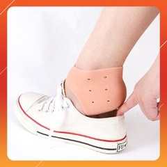 Set 2 tất silicon bảo vệ gót chân chống trầy, nứt gót, giảm đau khi mang giày {BH: None]