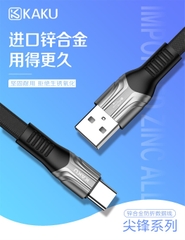 CÁp sạc nhanh KAKU KSC-278 chui Samsung Micro 1.2m dây dù dẹp chính hãng [BH 6 tháng]