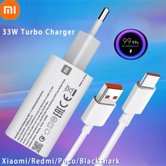 Bộ sạc nhanh 33w REDMI Note 11 6A QC3.0 zin (cóc 1 cổng usb, cáp usb ra type-c) [BH 6 tháng]