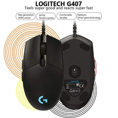 Chuột có dây chuyên game Logitech G407 led 5 nút 8000DPI [BH 1 năm]