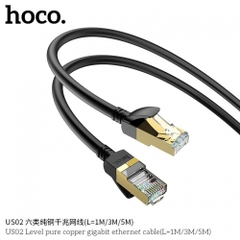 Cáp Mạng Lan Hoco US02 Dây 3m Cho Máy Tính Laptop Chính Hãng [BH 1 NĂM]