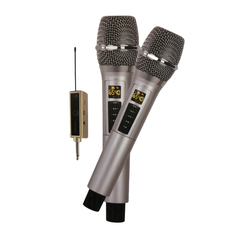 Micro đa năng bộ 2 mic không dây Best Sound W006 (tích hợp vang số, chỉnh giọng, bass trebl, echo) cao cấp chống hú hát karaoke [BH 6 tháng]