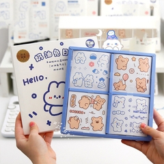 Hộp / Set 100 Miếng Dán Sticker cute trang trí dán tập vở bình nước bút nước cho bé