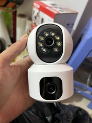 Camera IP Wifi Yoosee 2304 2 mắt 2.0MPX 1080P siêu nét (hiện 2 màn hình 2 mắt cùng lúc) ban đêm có màu chính hãng [BH 6 tháng]