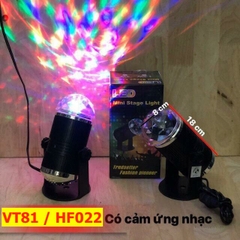 Đèn led vũ trường cảm ứng âm thanh VT81 / HF022 mẫu mới [BH: 1 tuần]
