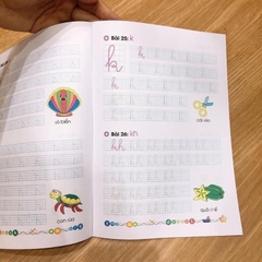Bộ 10 quyển vở tập tô tập viết chữ cho bé từ 4-6 tuổi vào lớp 1 tặng kèm 2 bút chì