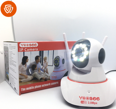 Camera IP wifi Yoosee 3 râu 8 LED/ 11 LED hộp đỏ 3.0Mbx BAN ĐÊM CÓ MÀU [BH 6 THÁNG]