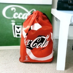 Túi xách rút vải dù Cocacola 33 x 33cm đựng giày dép, túi xách đồ dùng cá nhân chống thấm nước [BH: None]