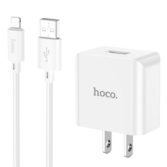 Bộ sạc nhanh Hoco C106 10.5w iPhone Lightning 2.1A chính hãng [BH: 1 năm]