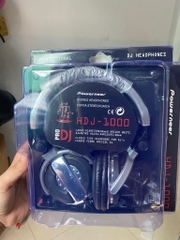 Tai nghe có dây 3.5 POWERNEER HDJ-1000 MÀU BẠC (Headphone Pioneer DJ) siêu hay kèm túi đựng [BH 3 tháng]