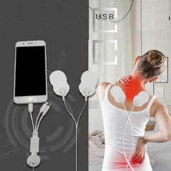 Máy massage trị liệu mini có đầu cho điện thoại (KHÔNG CÓ ĐẦU USB)- Máy mát xa thư giãn giảm mệt mỏi cho cơ thể gắn vào điện thoại [BH 1 tuần]
