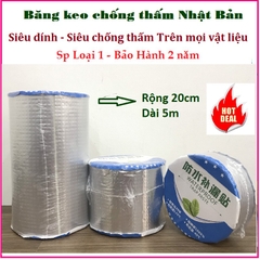 Băng Keo 10cm x 5m (Xanh) Siêu Dính Vá Lỗ Thủng, Khe Nứt Mưa Dột Tôn Trong Mọi Điều Kiện Môi Trường siêu đàn hồi siêu chống thấm