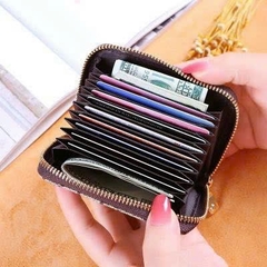 Bóp ví đựng tiền thẻ siêu kute nhiều ngăn khóa kéo