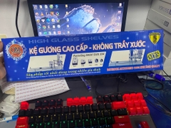 Kệ gương cao cấp không trầy xước cho nhà tắm, pat kiếng inox sus 304 QM -tl08[BH: NONE]