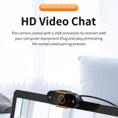 Webcam độ phân giải 2K full HD 1080P W09 tự động lấy nét [BH 1 tháng]