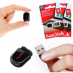 USB Sandisk CZ33 mini 8GB Cruzer Fit mini (hàng copy) [BH 1 năm]