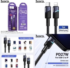 Cáp sạc nhanh 27w PD HOCO DM-X7 (c-l) type c ra iphone lightning chính hãng [BH 1 năm]