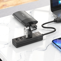 Cáp chuyển cổng Type-C HOCO HB25 {for Type-C} ra usb 3.0 vs 3 usb 2.0 (hub usb) chính hãng [BH 1 năm]