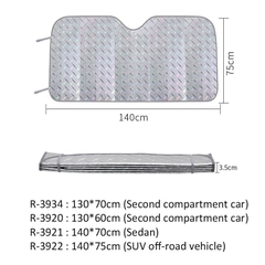 Tấm bạt che kính lái bên trong ô tô mẫu mới B2024 70x140cm [BH: None] / pktn sale