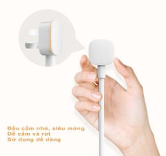 Ổ cắm điện tích hợp sạc nhanh Xiaomi 20w 2 cổng usb vs 1 cổng type-c (2a1c) 3 chấu chính hãng tiện lợi [BH: 12 tháng]