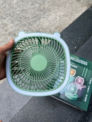 Quạt đèn lớn sạc pin để bàn siêu mát Desktop Fan [BH Test]