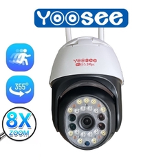 Camera IP wifi Yoosee Y2023S ZOOM 8X Ban đêm có màu [BH 6 Tháng]