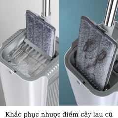 Bộ thùng cây lau nhà tự vắt 2 ngăn TN7 PLus