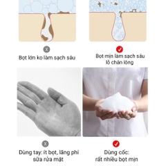 Bình tạo bọt mịn từ sữa rửa mặt [BH: NONE]