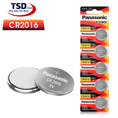 Vỹ 5 viên pin cmos PANASONIC CR2016 3v (1 vĩ 5 viên) loại xịn