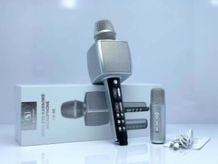 Micro bluetooth YOSD YS-98 bộ 2 mic không dây lớn nhỏ hát cặp song ca cao cấp loại 1 (Ys98) [BH 6 tháng]