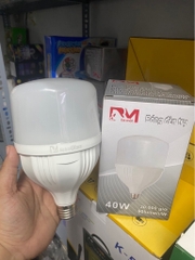 Bóng đèn led BULB trụ 40W hàng công TY BM siêu sáng 220V-23K [BH 1 tháng]