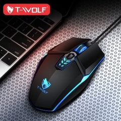 Chuột có dây Gaming T-WOLF G510 có LED siêu đẹp [BH 1 NĂM]