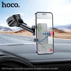 Giá đỡ kẹp điện thoại xe hơi HOCO H22 (trên taplo / kính ô tô) chính hãng [BH 1 năm]