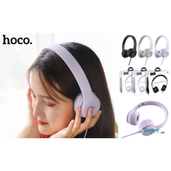 Tai nghe có dây 3.5 Hoco W21 headphone chụp tai có mic chính hãng [BH 1 năm]