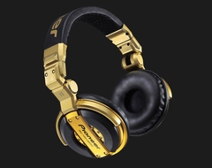 Tai nghe có dây 3.5 POWERNEER HDJ-1000 MÀU VÀNG (Headphone Pioneer DJ) siêu hay kèm túi đựng [BH 3 tháng]