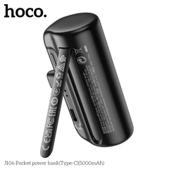 Pin sạc Hoco J106 jack Type-C dự phòng 5.000mAh chính hãng kiêm giá đỡ điện thoại [BH: 1 năm]